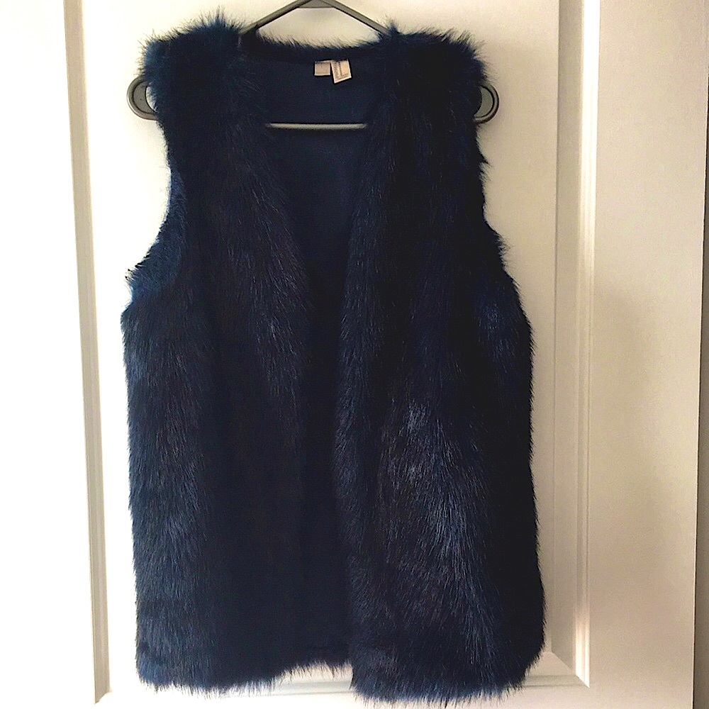 Faux Fir Vest